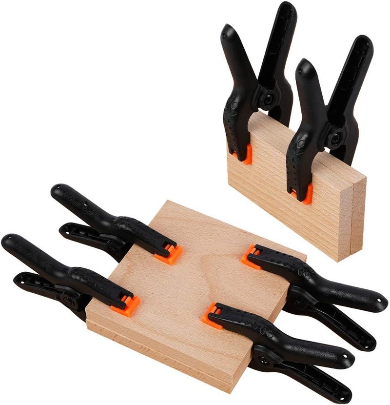 FRICHOM 10 PCS 4.5 inch Professional Plastic Large Spring Clamps Heavy Duty for Crafts or Plastic Clips and Backdrop Clips Clamps for Backdrop Stand,Photography, Home Improvement and so on… - Image 4